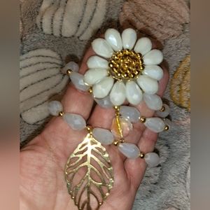 NWOT Earrings and 3 stretchy bracelets handmade Artesanos of Guadalajara Jalisco